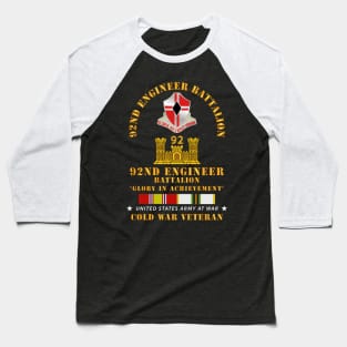 92nd Engineer  Bn w COLD SVC Baseball T-Shirt